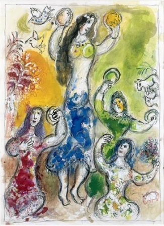 Marc Chagall, La danza di Myriam
